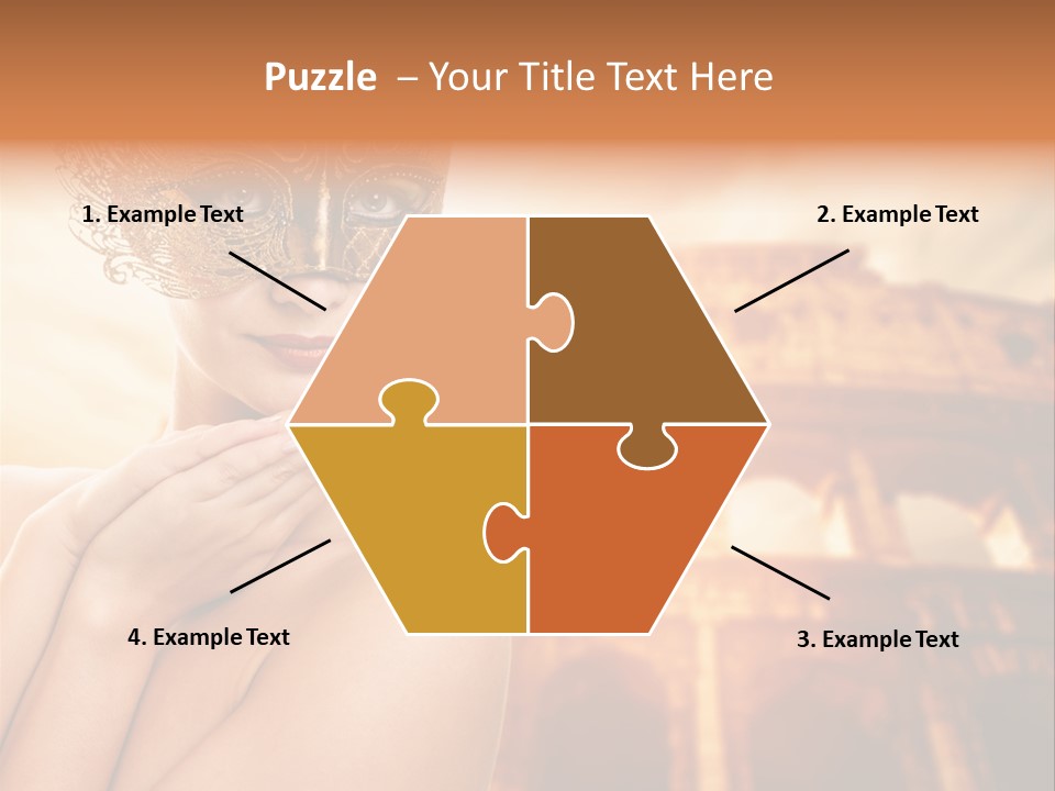 Mystery Majestic Face PowerPoint Template
