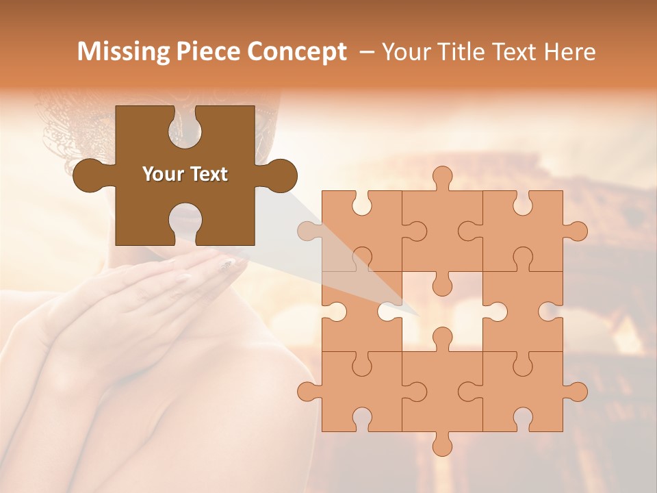 Mystery Majestic Face PowerPoint Template