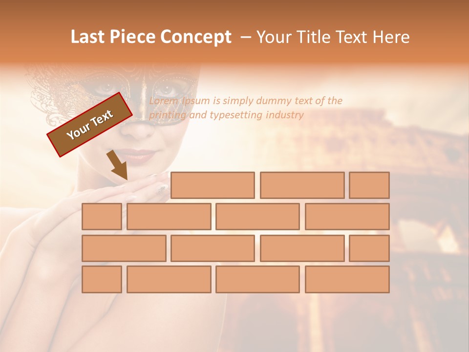 Mystery Majestic Face PowerPoint Template