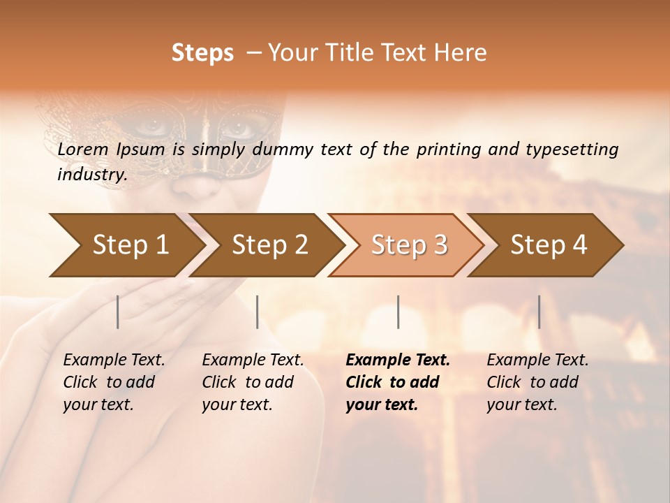 Mystery Majestic Face PowerPoint Template