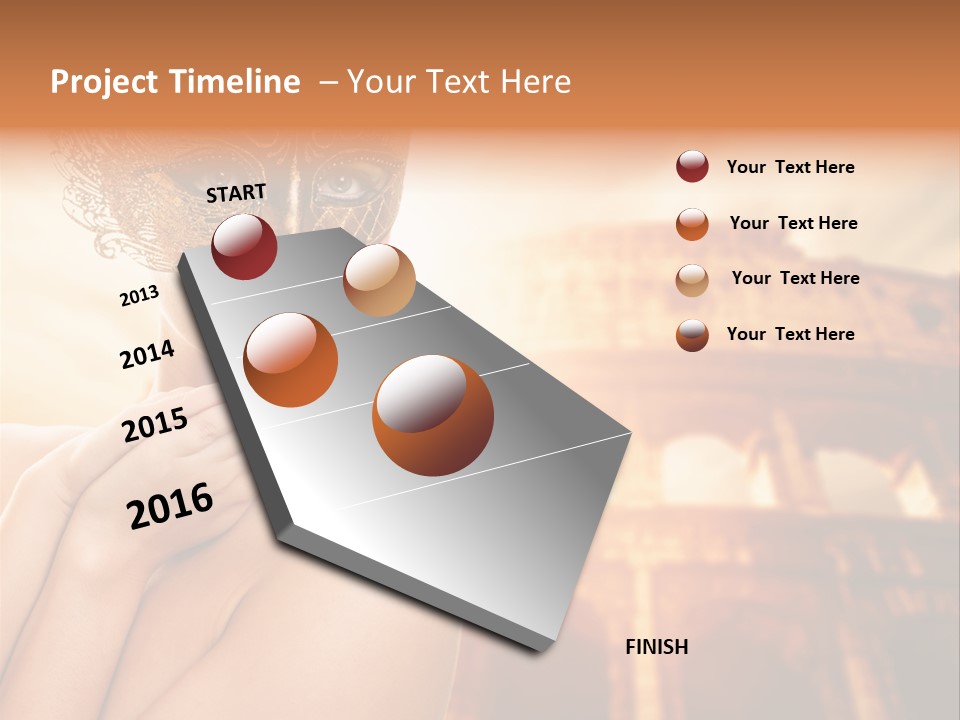 Mystery Majestic Face PowerPoint Template