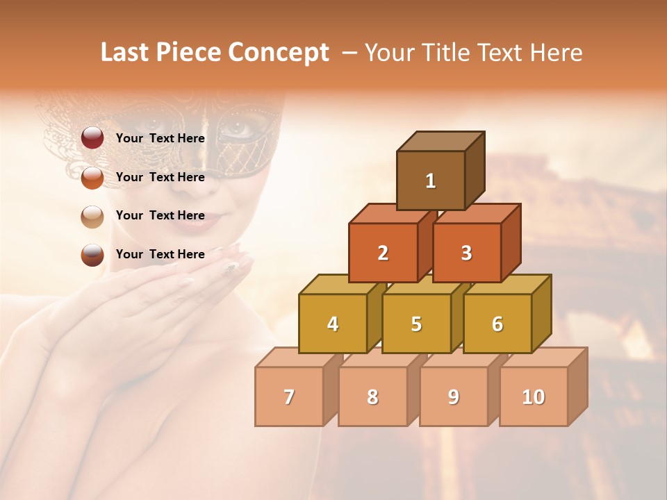 Mystery Majestic Face PowerPoint Template
