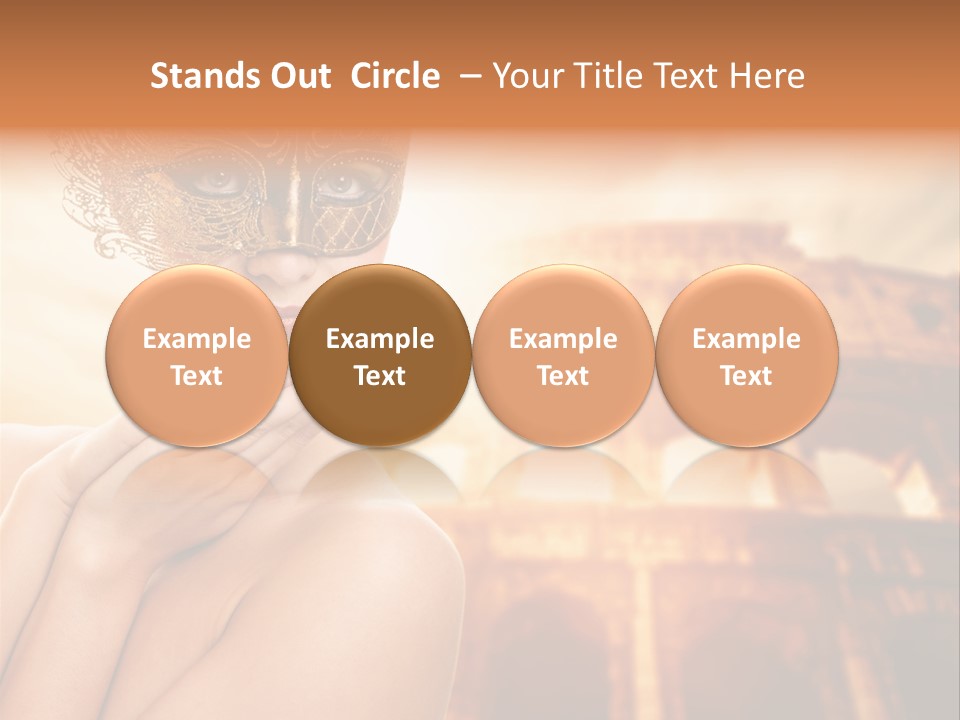 Mystery Majestic Face PowerPoint Template