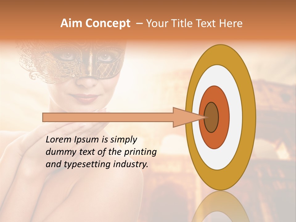 Mystery Majestic Face PowerPoint Template