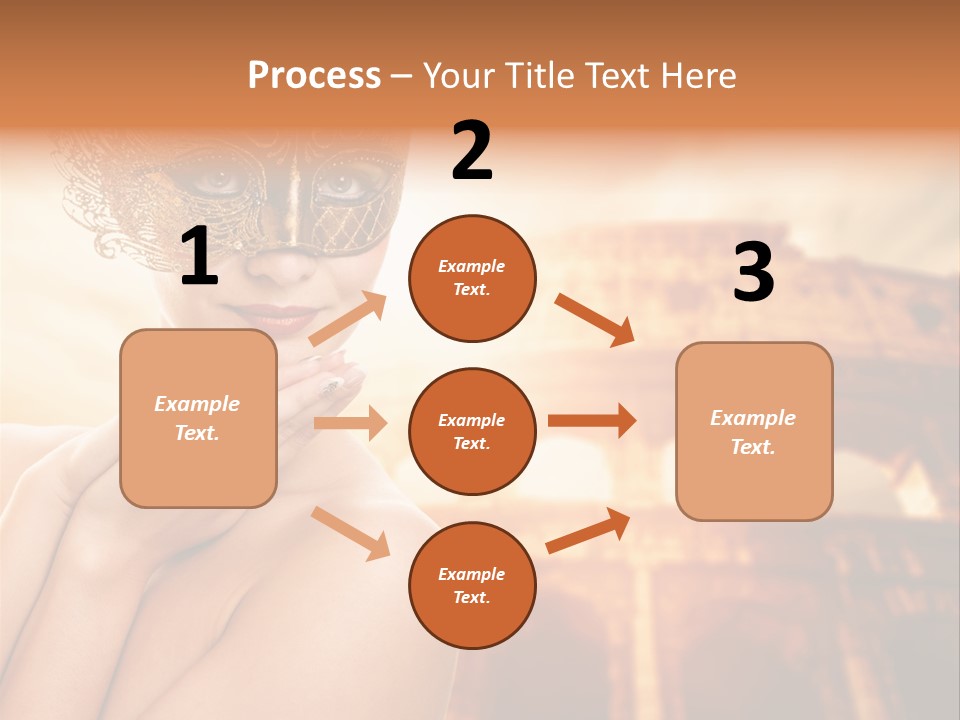 Mystery Majestic Face PowerPoint Template