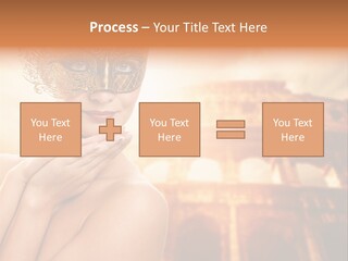 Mystery Majestic Face PowerPoint Template