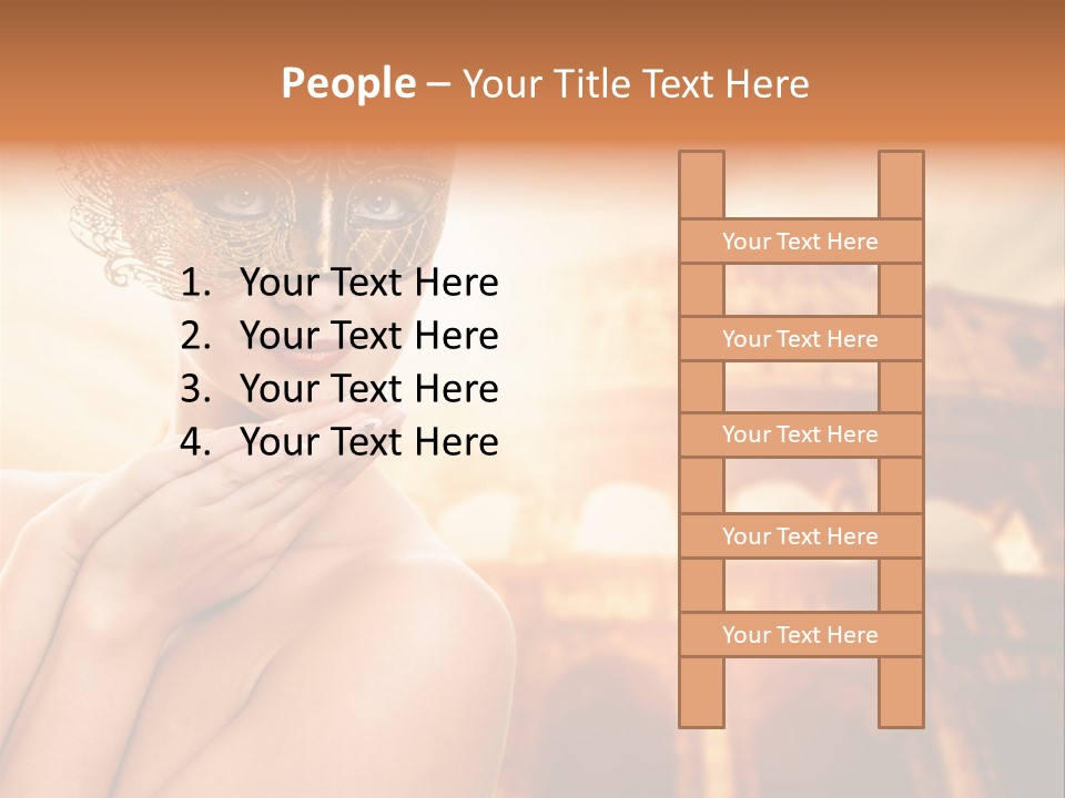 Mystery Majestic Face PowerPoint Template