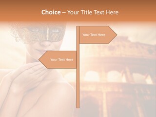 Mystery Majestic Face PowerPoint Template