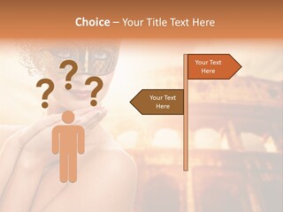 Mystery Majestic Face PowerPoint Template