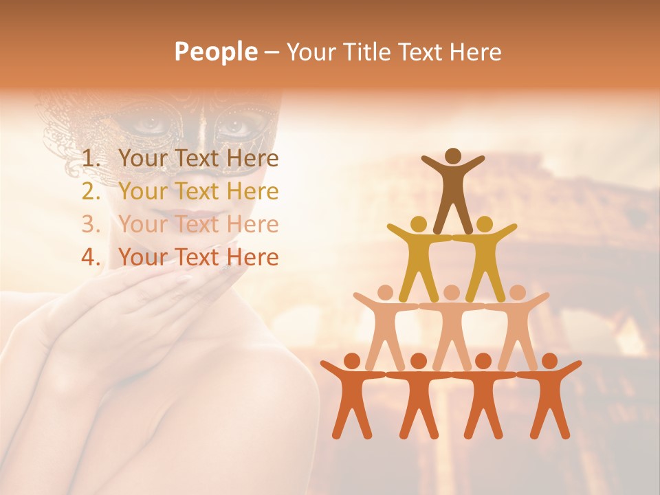 Mystery Majestic Face PowerPoint Template