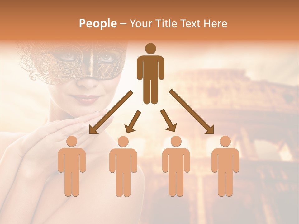 Mystery Majestic Face PowerPoint Template