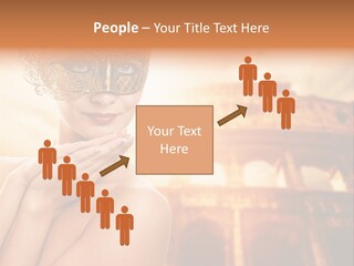 Mystery Majestic Face PowerPoint Template