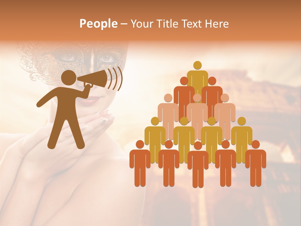 Mystery Majestic Face PowerPoint Template