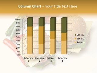 Ketchup Burger Green PowerPoint Template