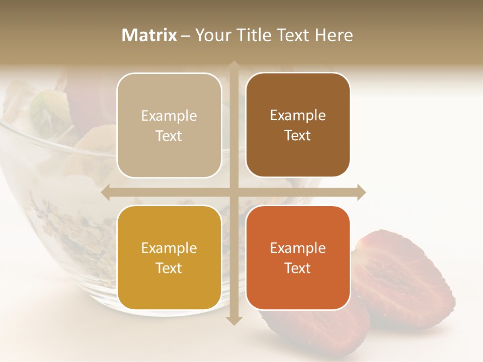 Meal Banana Fit PowerPoint Template