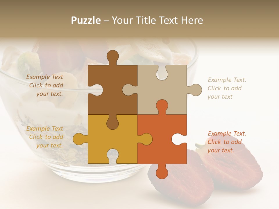 Meal Banana Fit PowerPoint Template