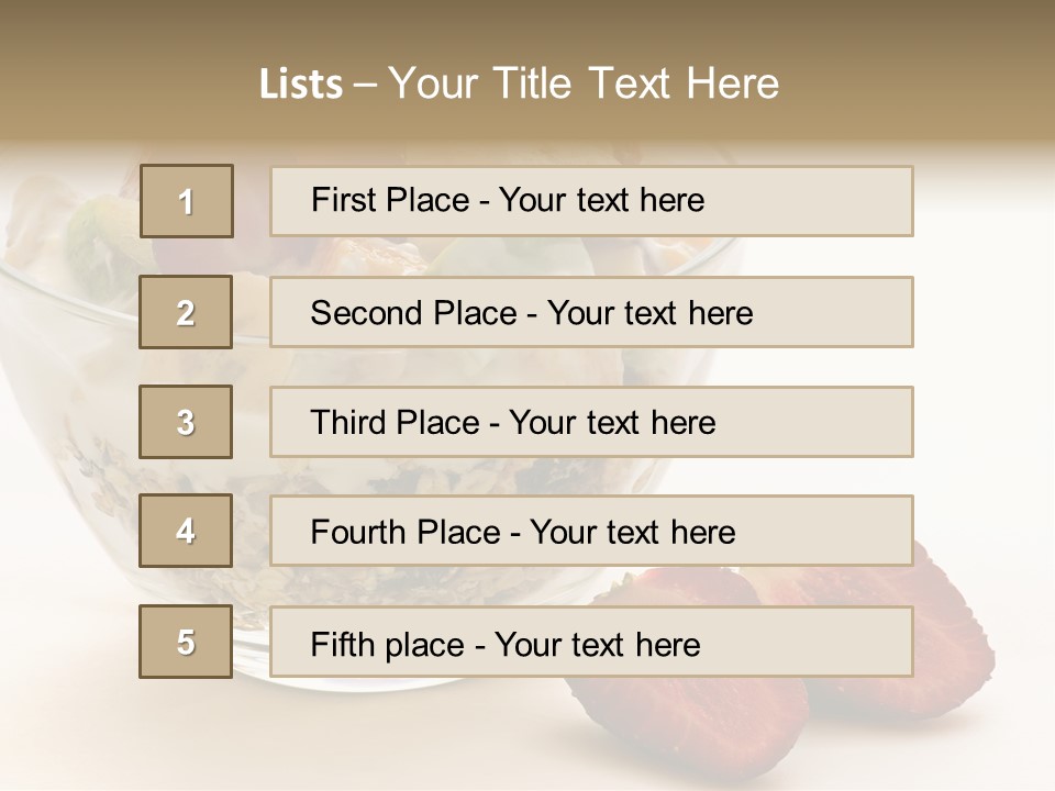 Meal Banana Fit PowerPoint Template