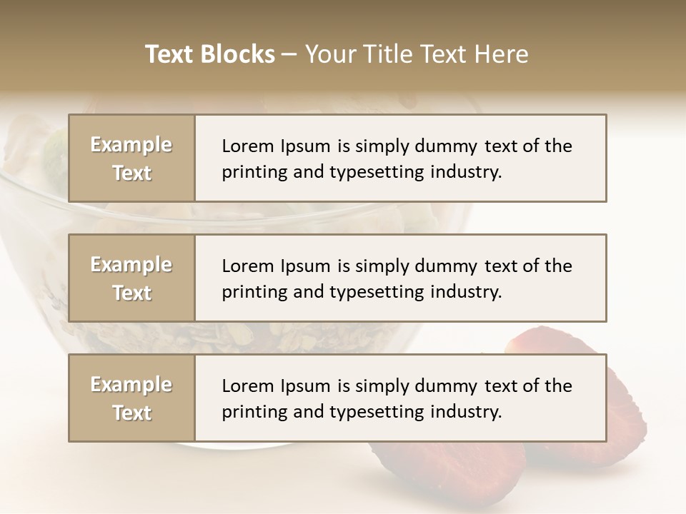 Meal Banana Fit PowerPoint Template