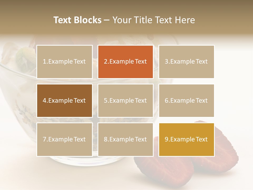 Meal Banana Fit PowerPoint Template