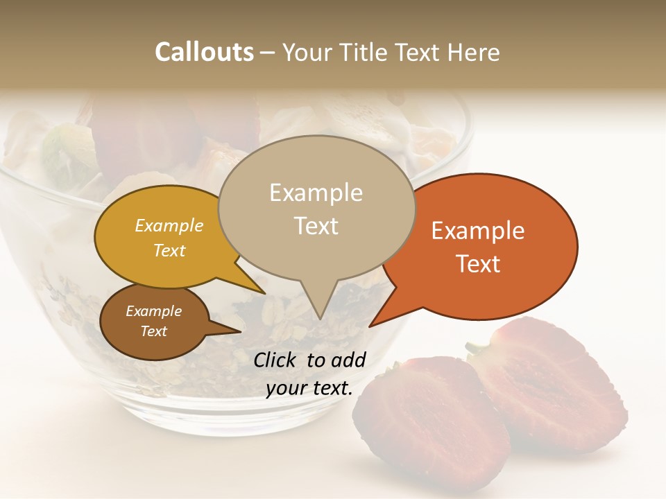 Meal Banana Fit PowerPoint Template