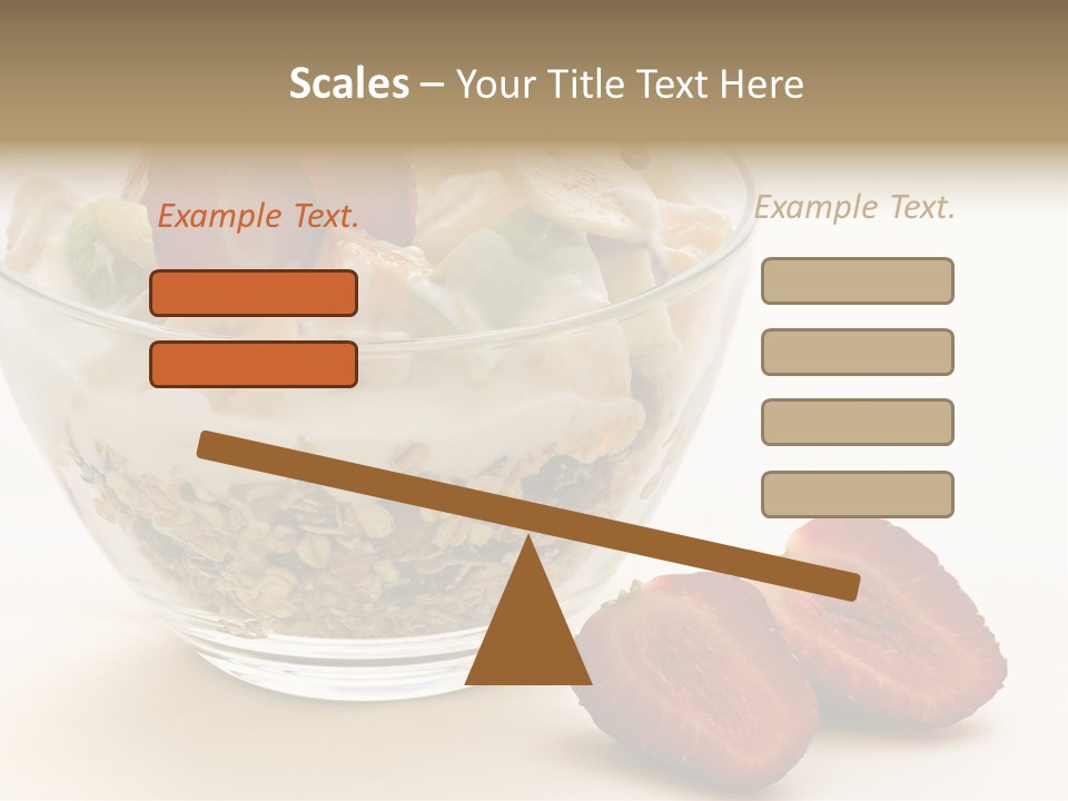 Meal Banana Fit PowerPoint Template