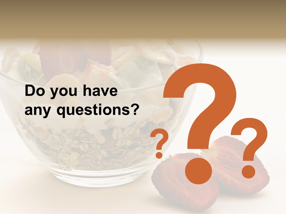 Meal Banana Fit PowerPoint Template