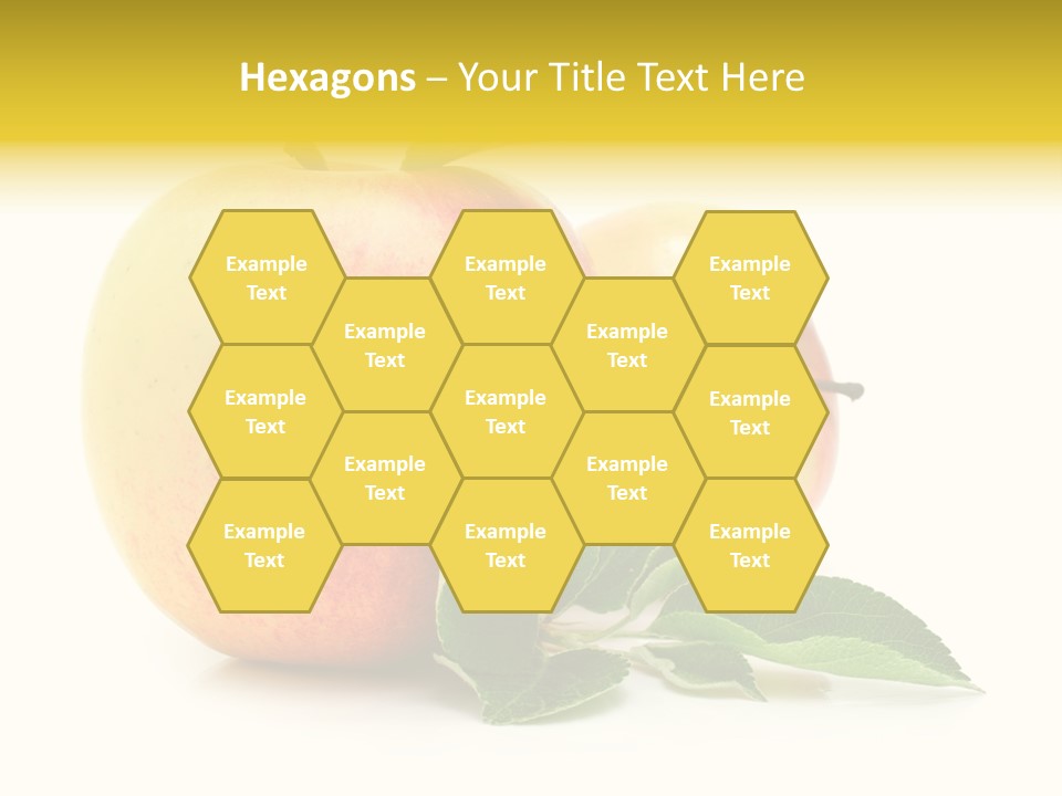 White Fruit Green PowerPoint Template