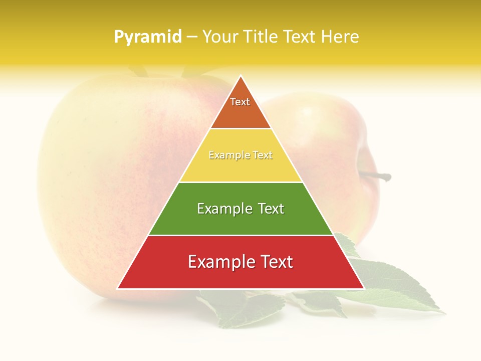 White Fruit Green PowerPoint Template