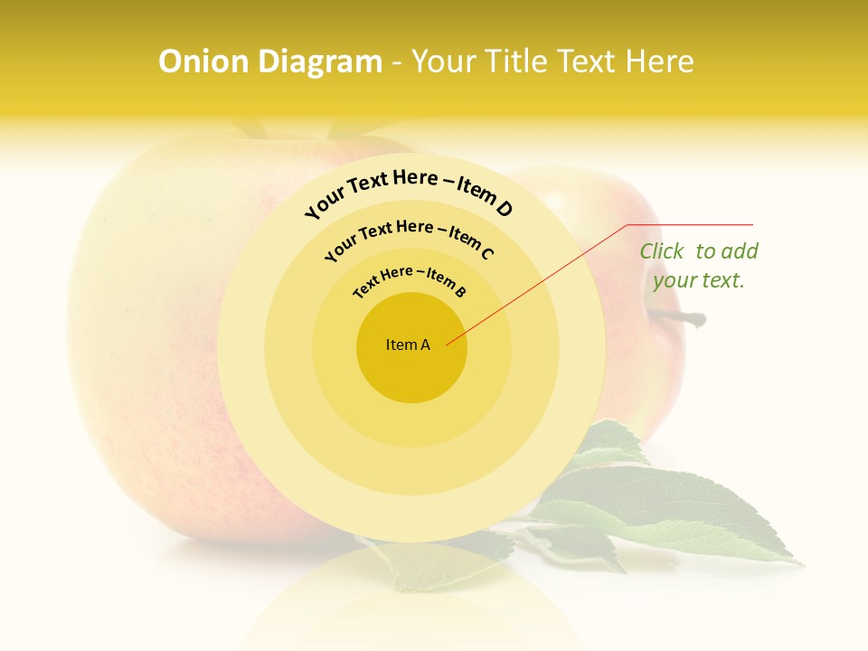 White Fruit Green PowerPoint Template