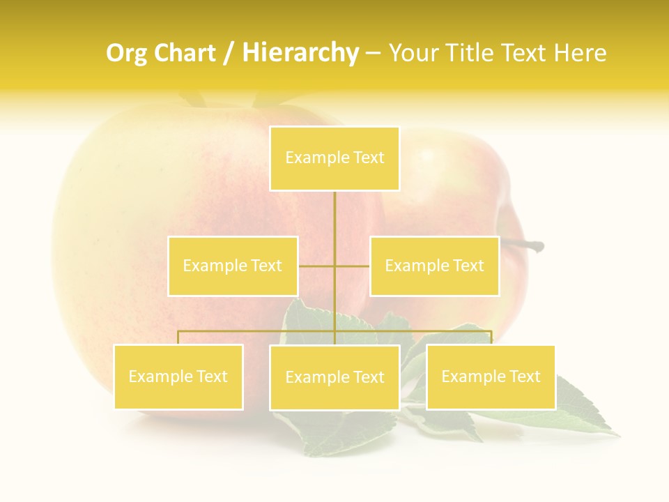 White Fruit Green PowerPoint Template