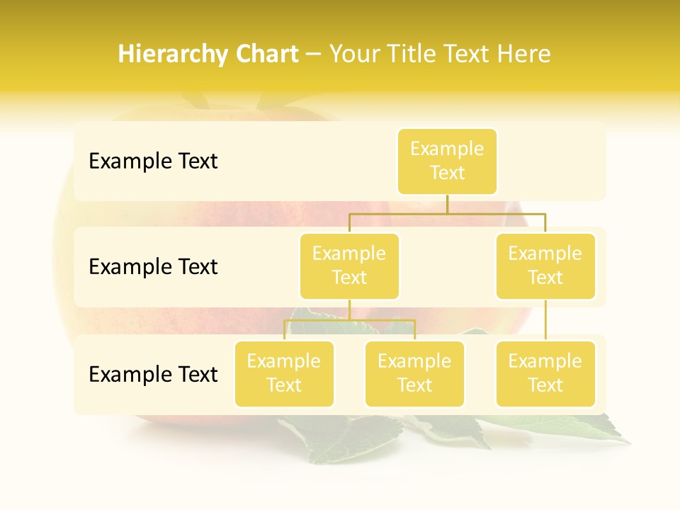 White Fruit Green PowerPoint Template