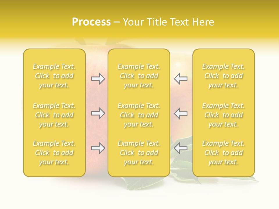 White Fruit Green PowerPoint Template