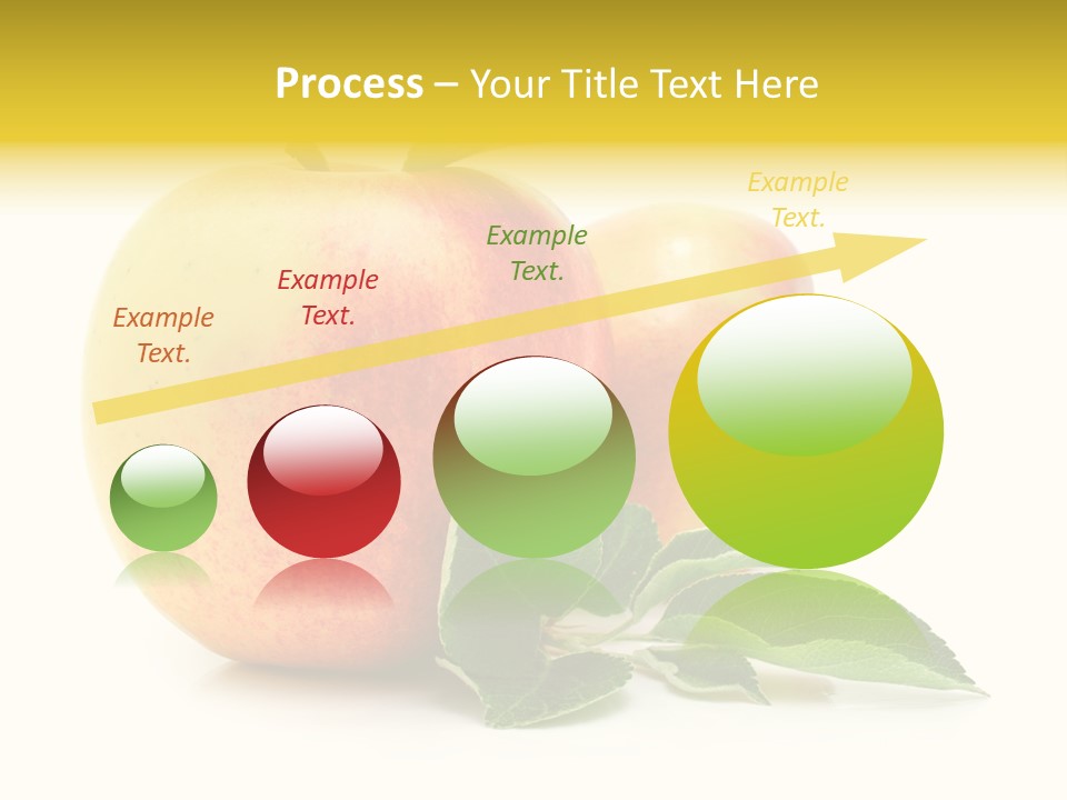 White Fruit Green PowerPoint Template