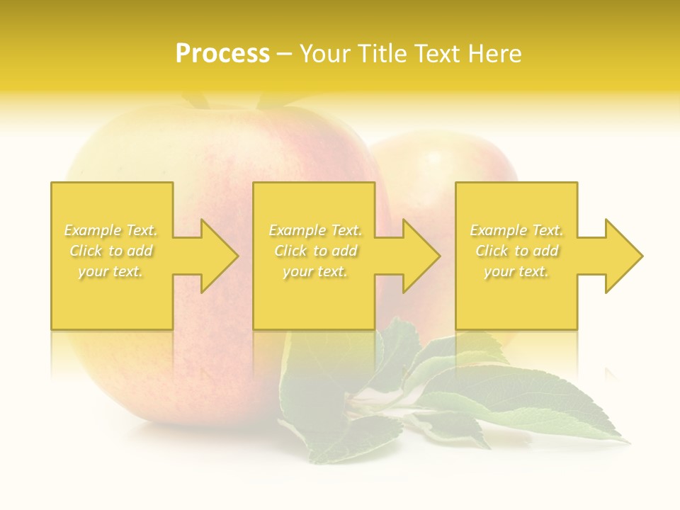 White Fruit Green PowerPoint Template