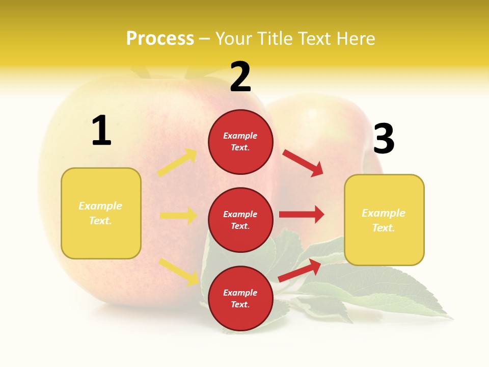 White Fruit Green PowerPoint Template