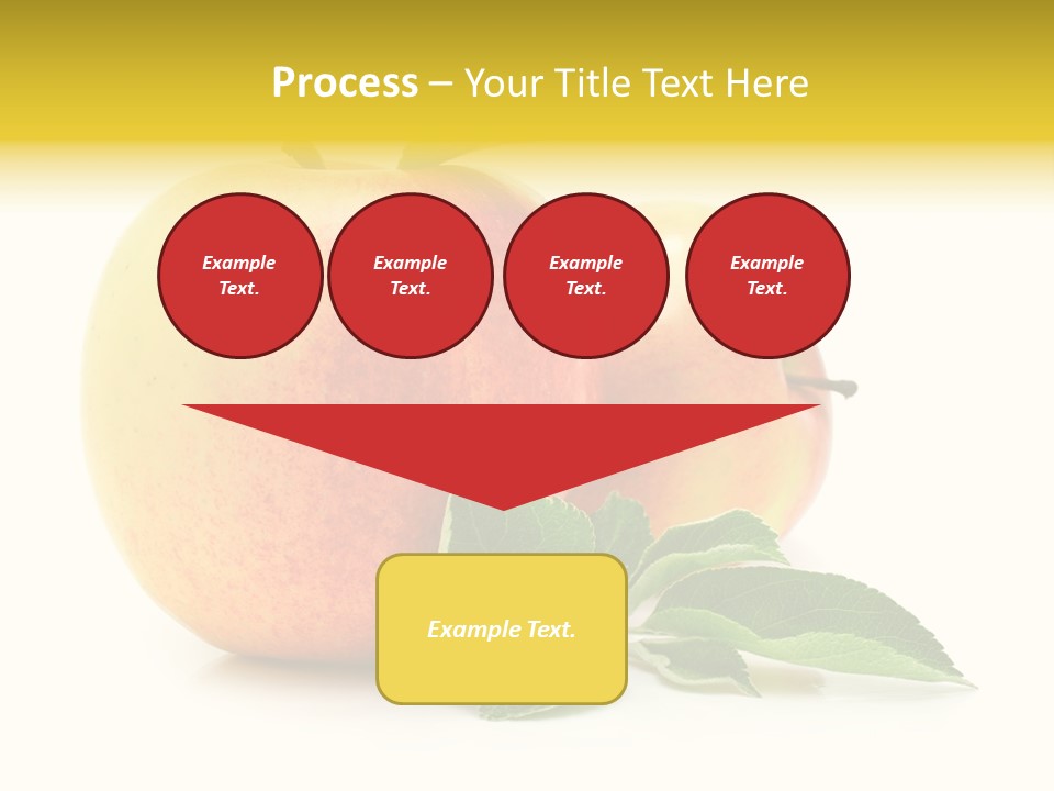 White Fruit Green PowerPoint Template