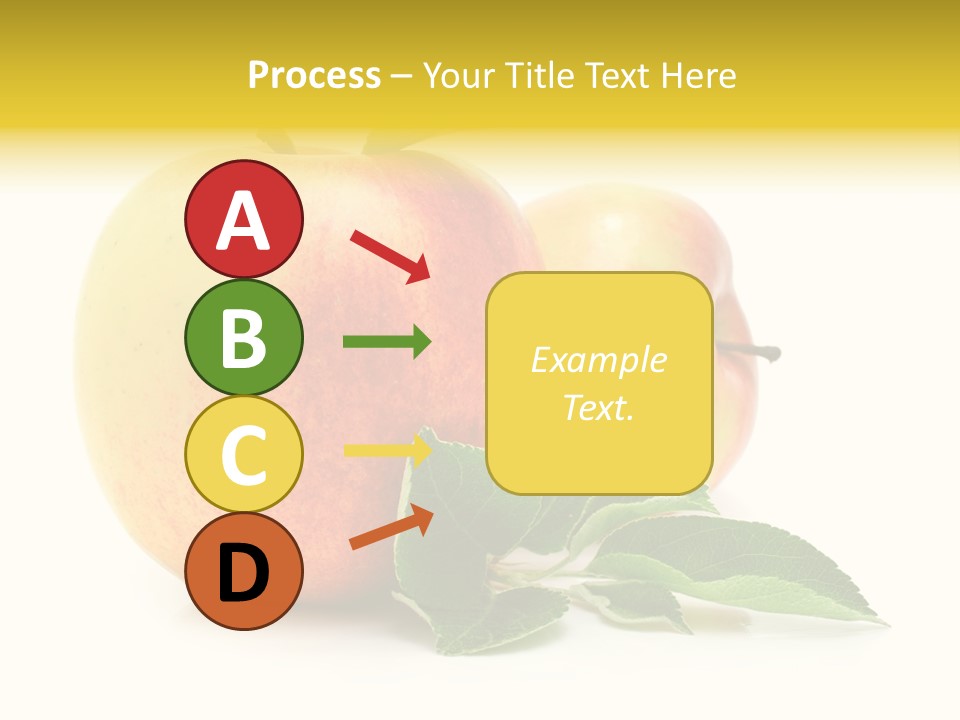 White Fruit Green PowerPoint Template