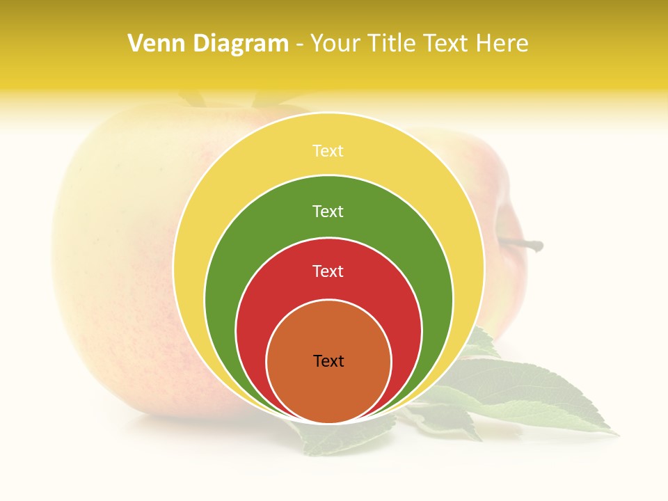 White Fruit Green PowerPoint Template