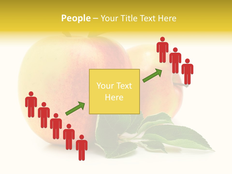 White Fruit Green PowerPoint Template