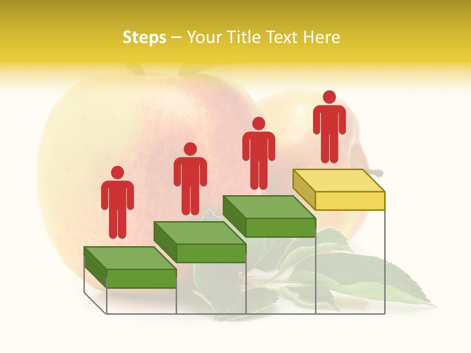 White Fruit Green PowerPoint Template