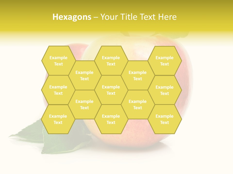 Yellow Vitamin Still Life PowerPoint Template