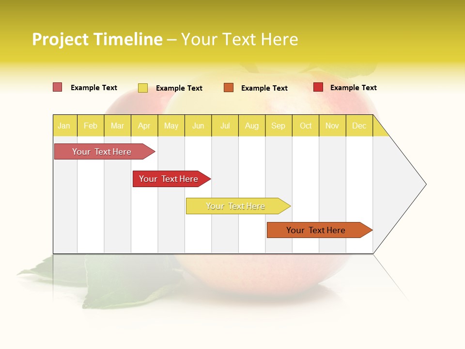 Yellow Vitamin Still Life PowerPoint Template