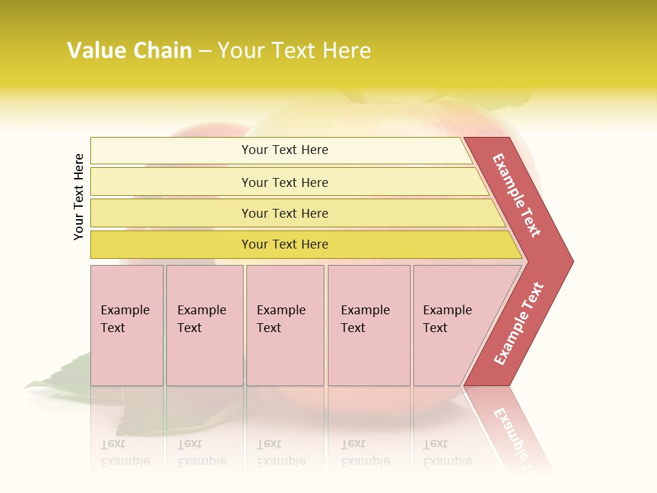 Yellow Vitamin Still Life PowerPoint Template