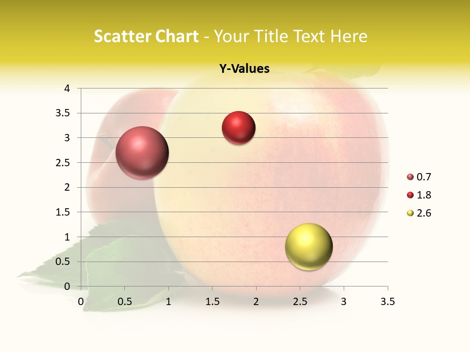 Yellow Vitamin Still Life PowerPoint Template