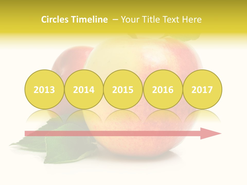 Yellow Vitamin Still Life PowerPoint Template