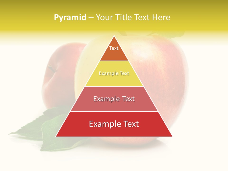 Yellow Vitamin Still Life PowerPoint Template