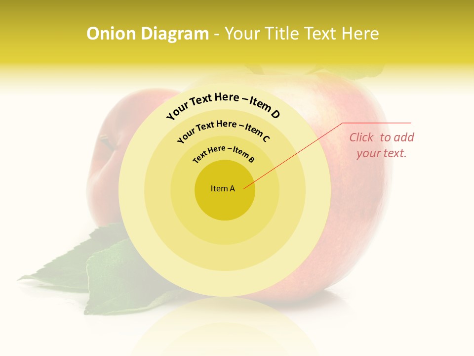 Yellow Vitamin Still Life PowerPoint Template