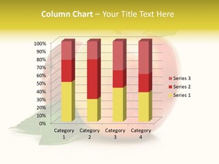 Yellow Vitamin Still Life PowerPoint Template