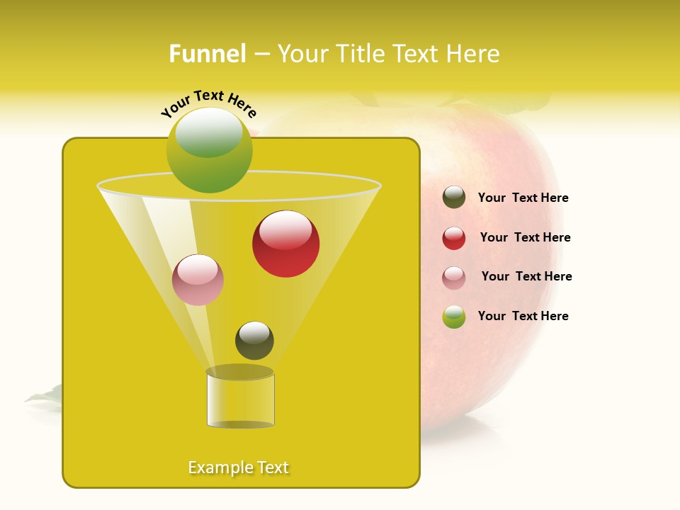 Yellow Vitamin Still Life PowerPoint Template