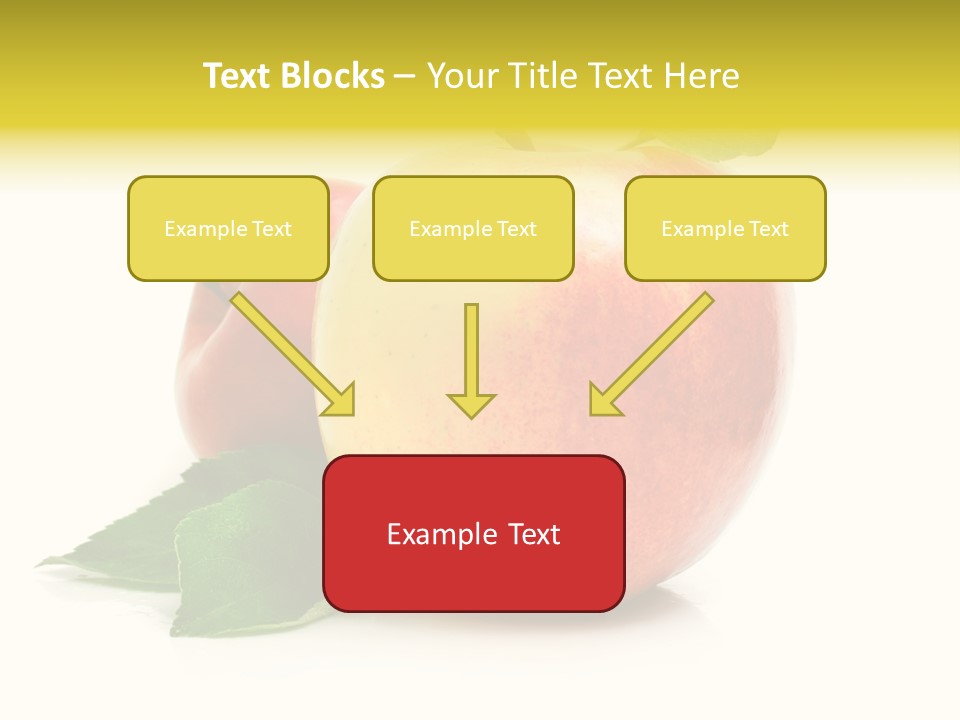 Yellow Vitamin Still Life PowerPoint Template